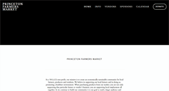 Desktop Screenshot of princetonfarmersmarket.com